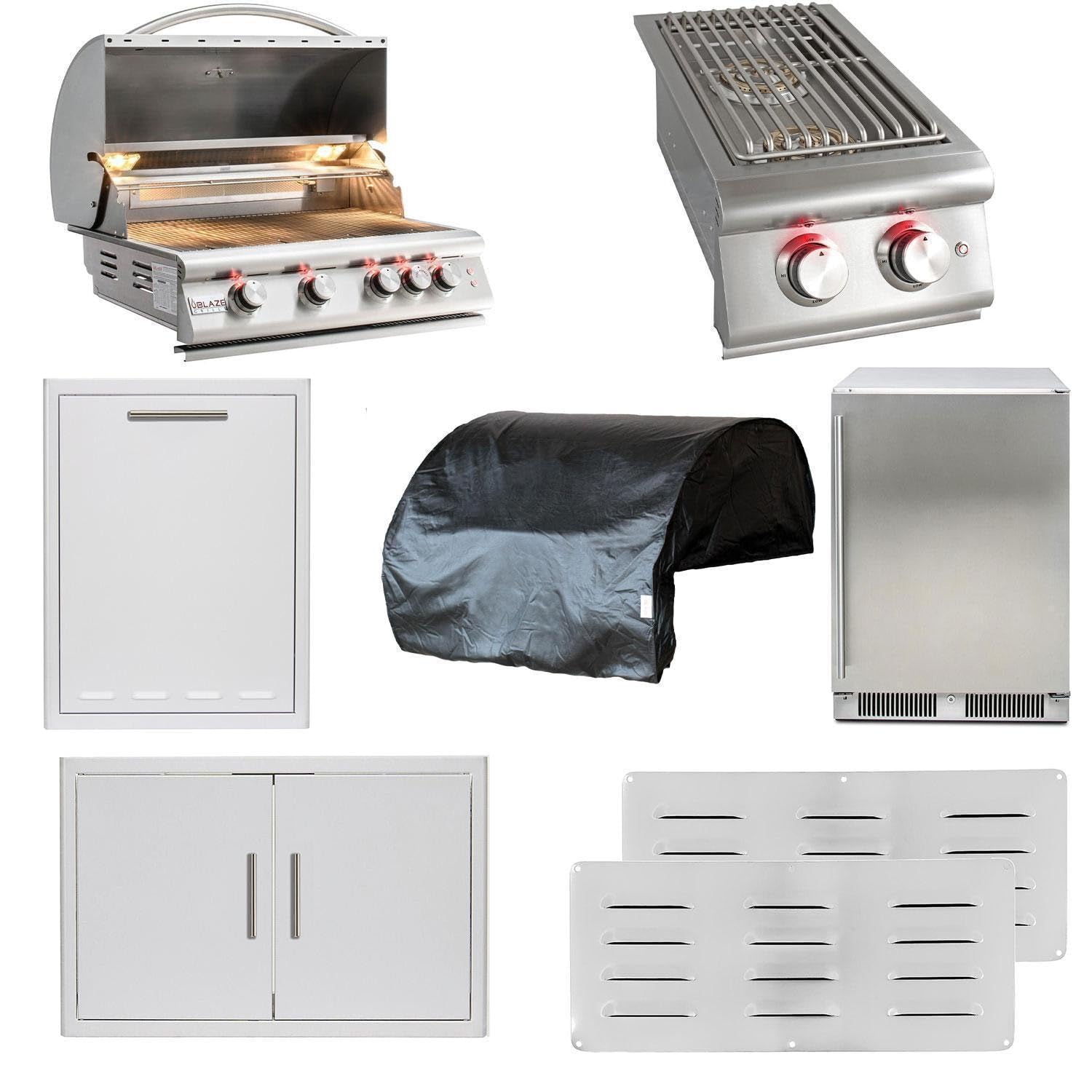Amazon.com: Blaze Premium LTE 8-Piece 32-Inch Propane Outdoor